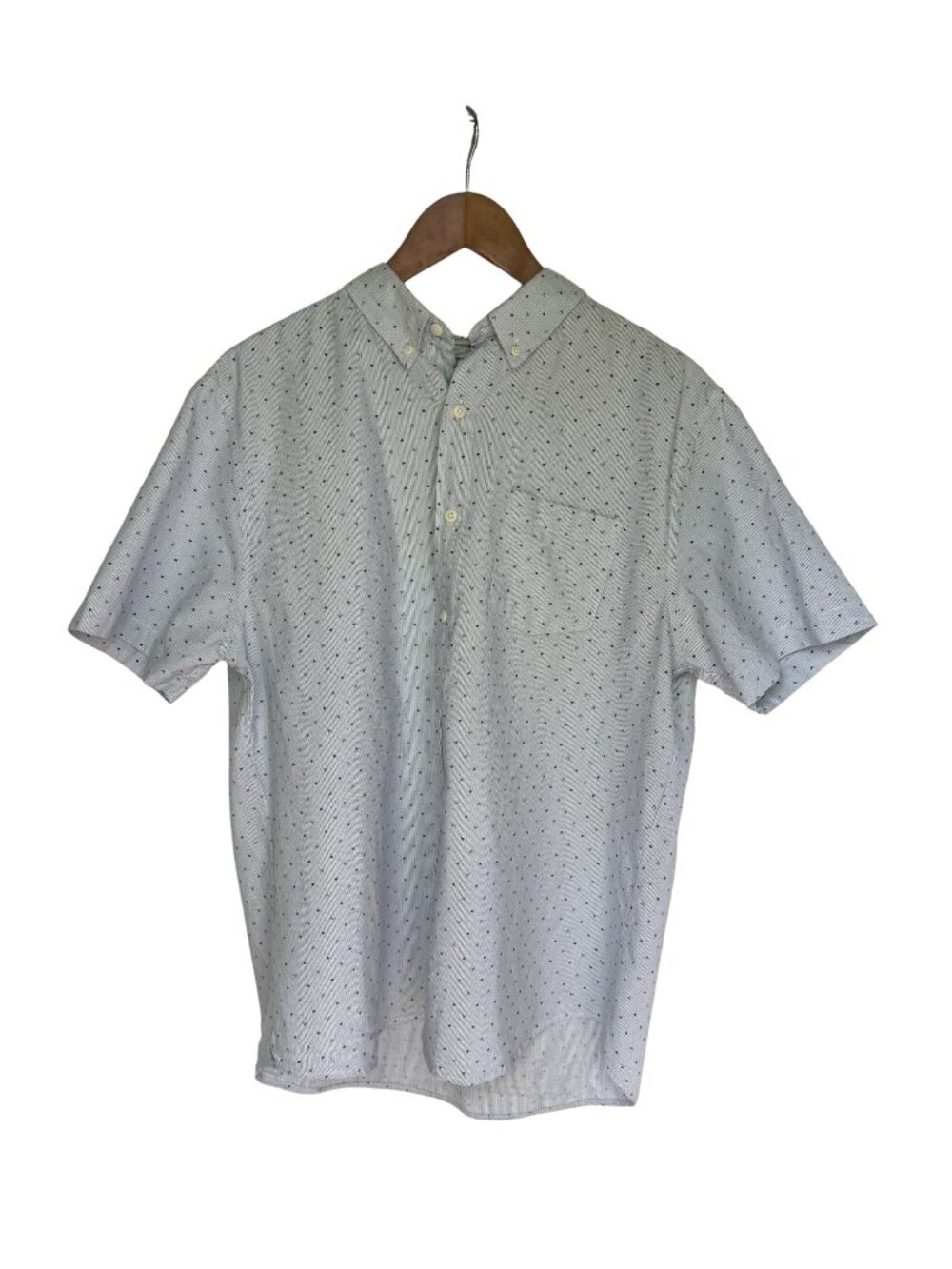 Hawker Rye 100% Cotton Light Blue Men's Button Down - Size L